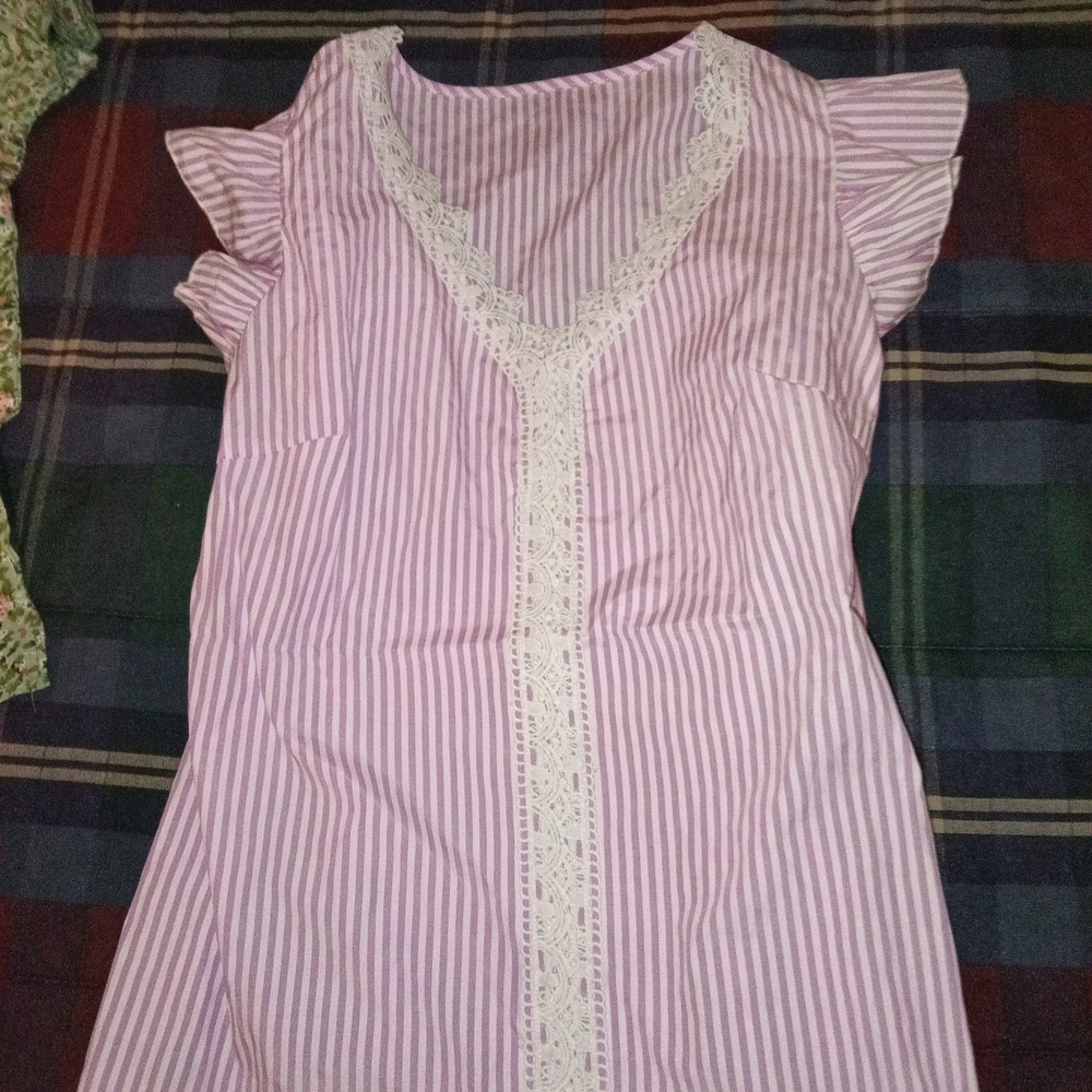 Lot of 6 Gorgeous Trendy Medium Tops Blouses - Picture 4 of 14